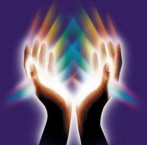 Hands with Chakras